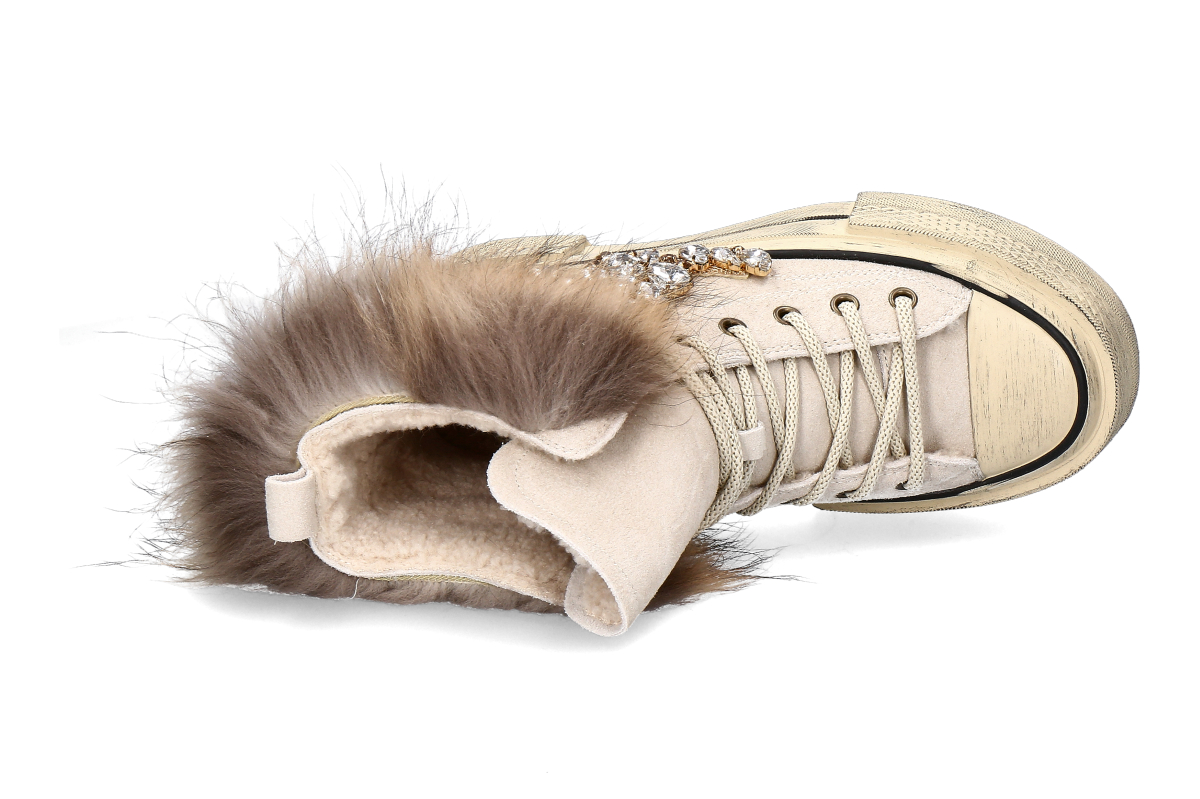 Nan-Ku Couture High-Top Sneaker gefüttert EFD04C - beige_236400065_5 Nan-Ku Couture High-Top Sneaker gefüttert EFD04C - beige_236400065_5