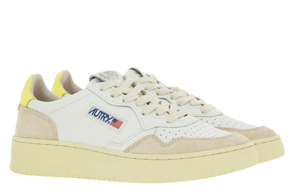 Autry Sneaker MEDALIST LOW WHITE SUEDE IRIS Autry Sneaker MEDALIST LOW WHITE SUEDE IRIS