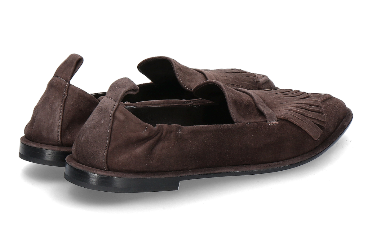 Pomme d-Or Loafer GRACE CAMOSCIO- coffee_243800022_2