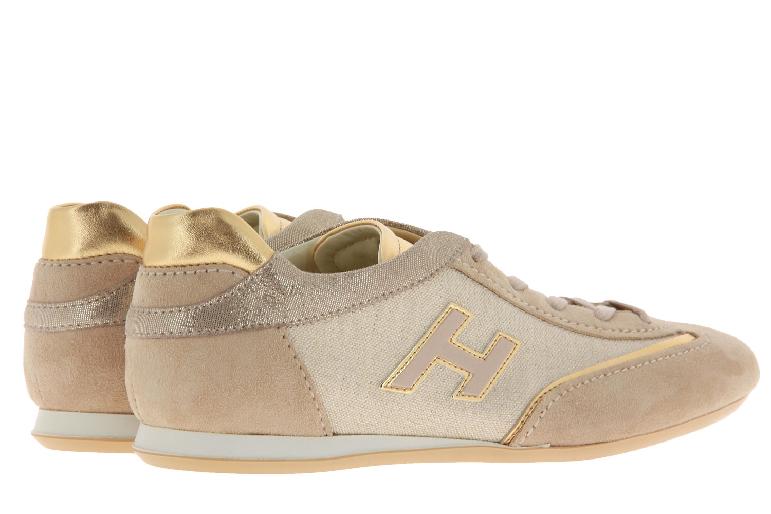 Hogan Sneaker OLYMPIA H FLOCK BEIGE GOLD (41½)