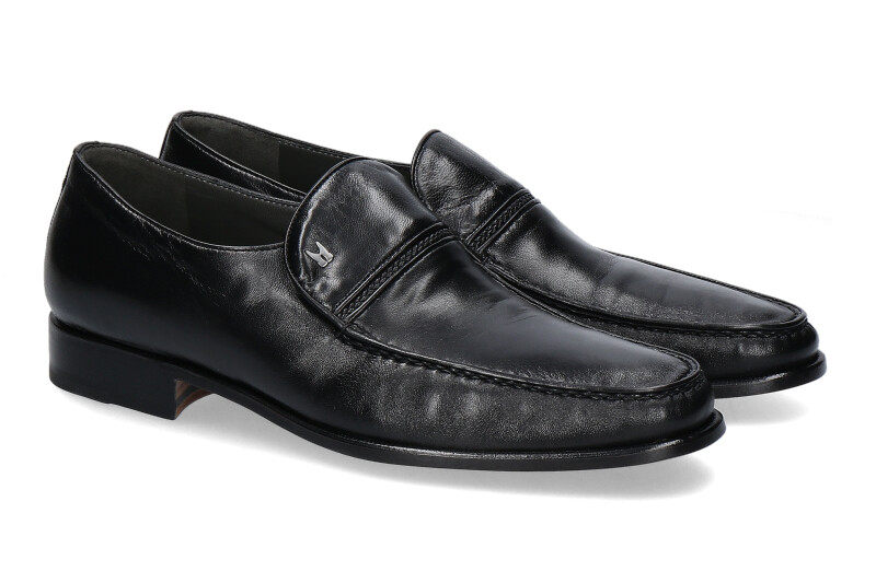 Moreschi Slipper SARATOGA CALF NERO (44½)