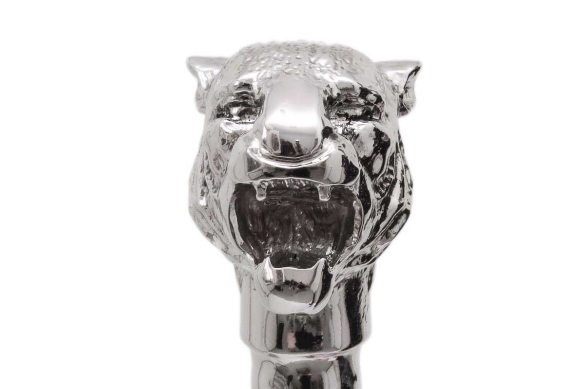 Pasotti Schuhanzieher TIGER- silber/ schwarz