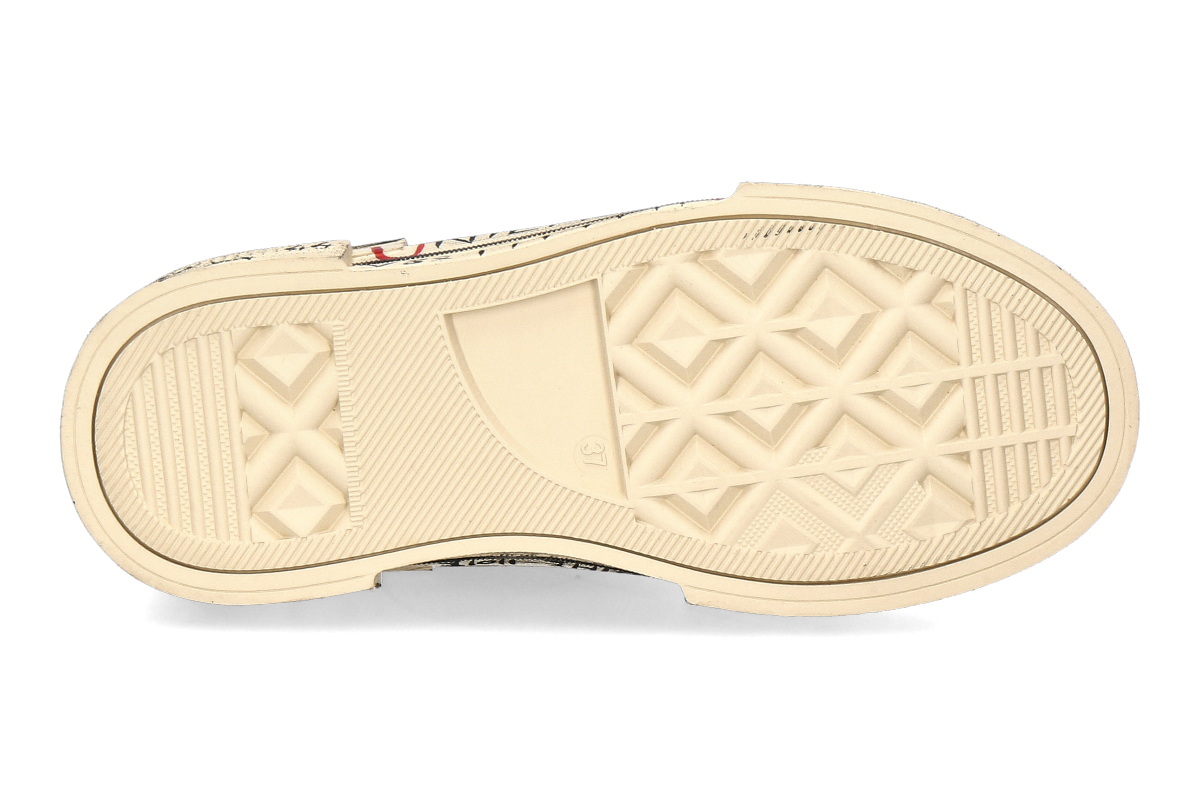 Nan-Ku Couture High Top Sneaker gefüttert SKATER SMILEY - camel_236300031_4 Nan-Ku Couture High Top Sneaker gefüttert SKATER SMILEY - camel_236300031_4