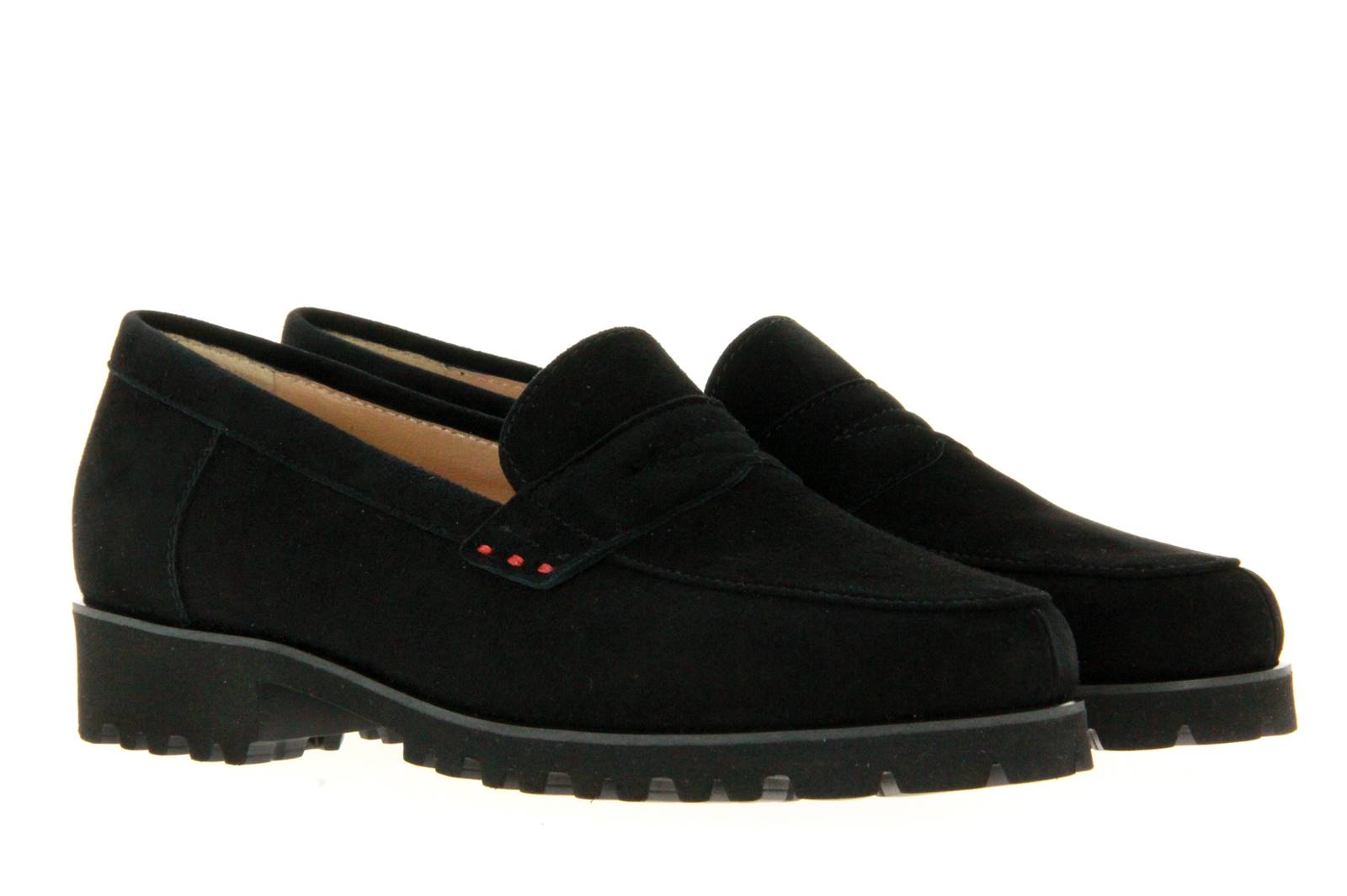 Pas de rouge Slipper MARTA CAMOSCIO NERO (36½)