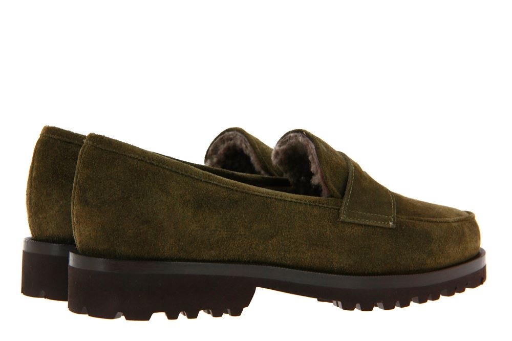 Unützer Slipper gefüttert VELOUR KHAKI (40)