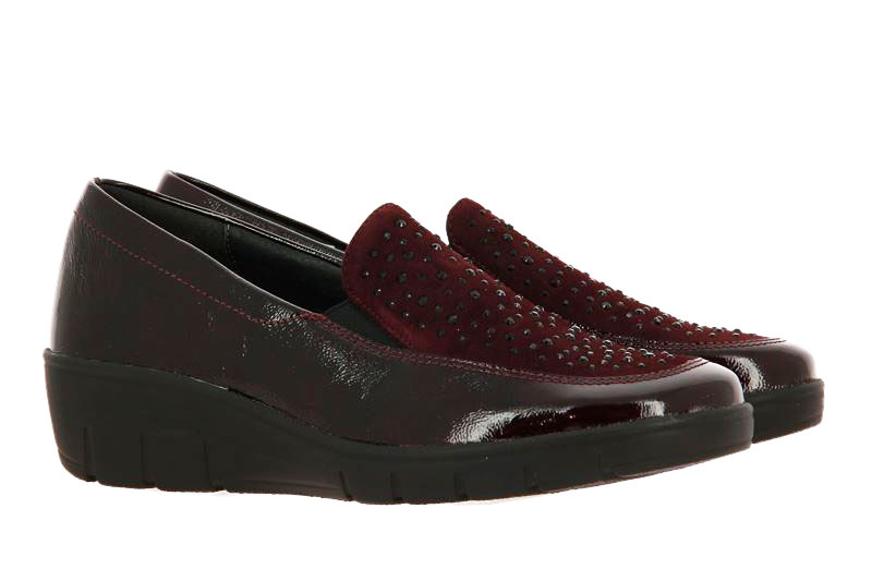 Semler Slipper JUDITH LACK SAMT-CHEVRO CASSIS (42)