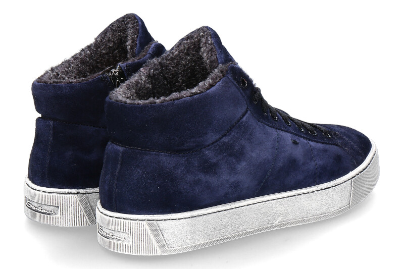 Santoni Sneaker gefüttert CAMOSCIO DARKBLU (43) Santoni Sneaker gefüttert CAMOSCIO DARKBLU (43)
