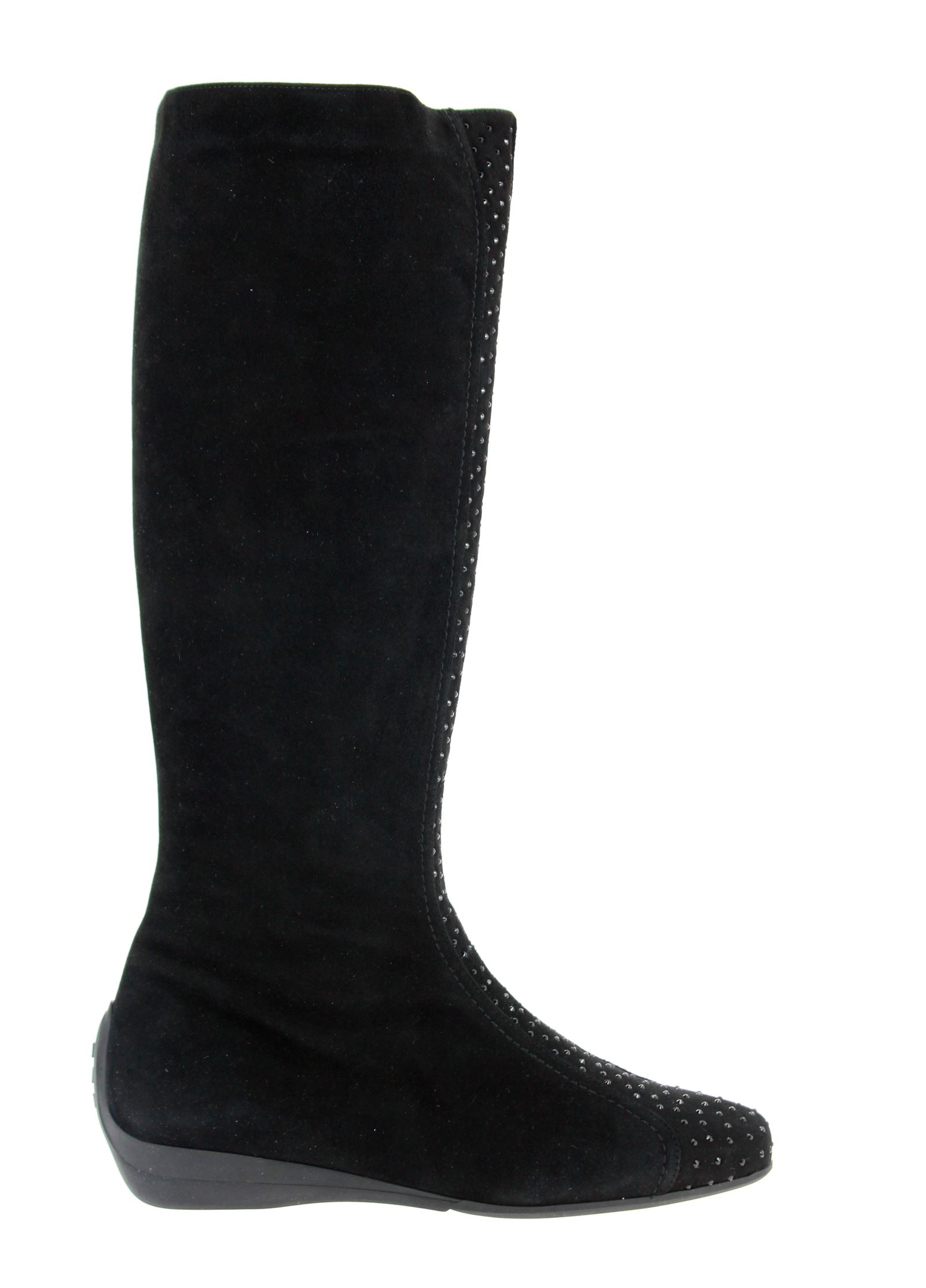 Mania Stiefel CAMOSCIO NERO STRASS (37 )