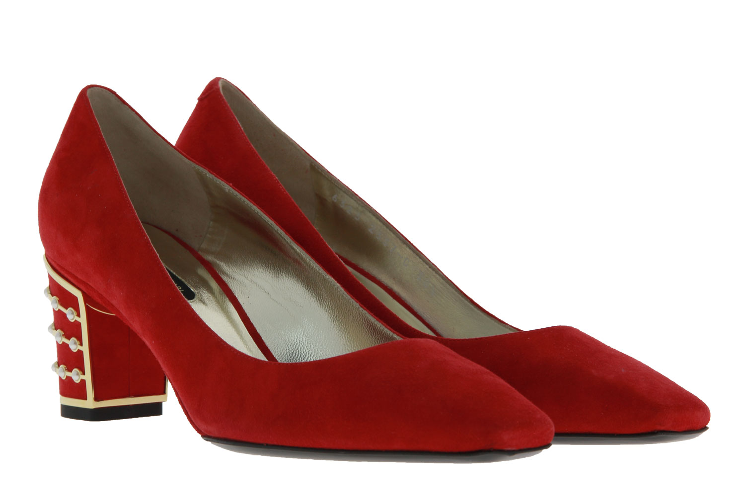 Sandro Vicari Pumps CAMOSCIO ROSSO (39)