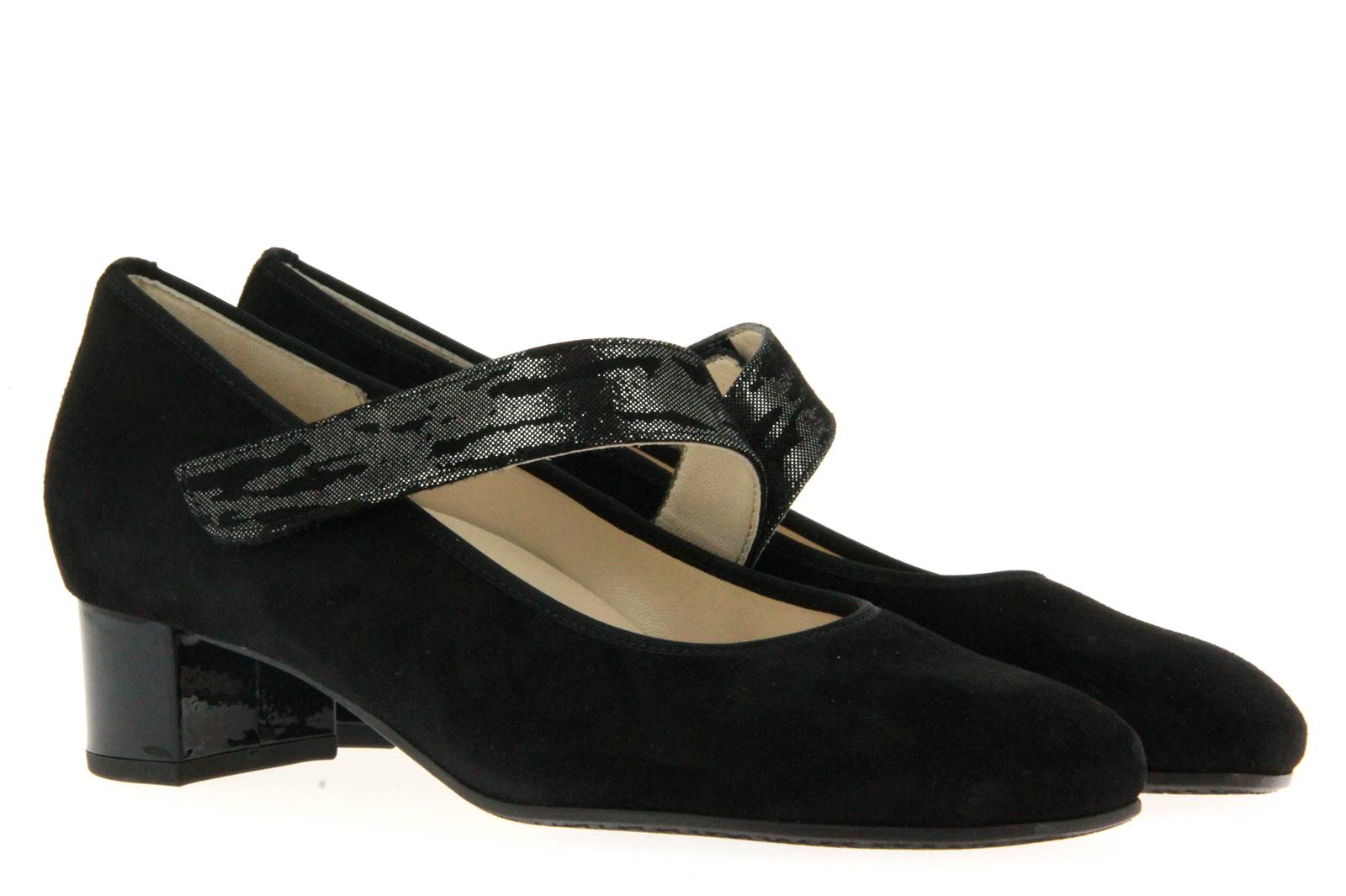 Hassia Pumps VERONA SAMTZIEGE BLACK (42)