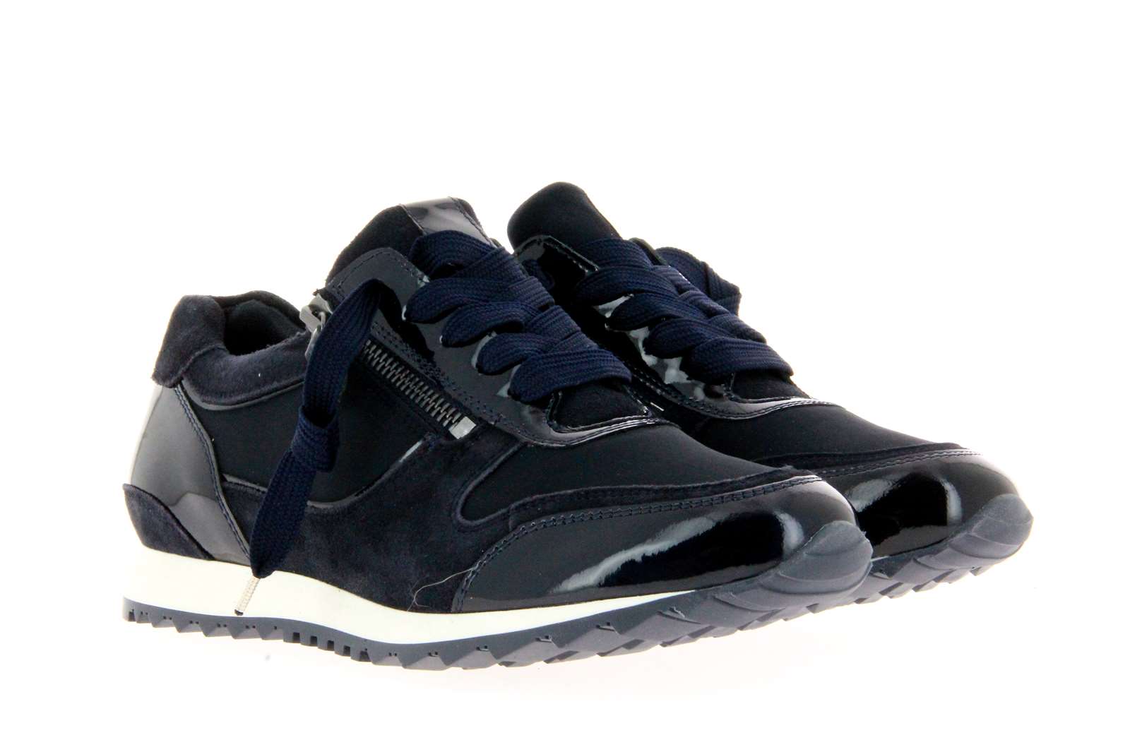 Hassia Sneaker BARCELONA H-WEITE DORELACK OCEAN (41)