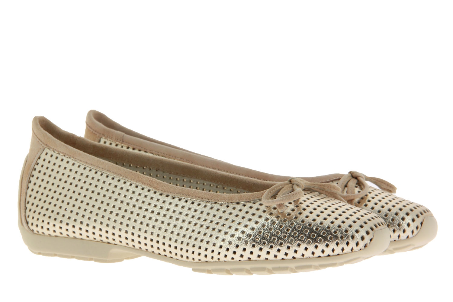 Mania Ballerina PROCAR PLATINO CAMOSCIO GOLD (40½)