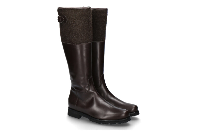 Dirndl + Bua Stiefel gefüttert VITELLO LODEN MORO