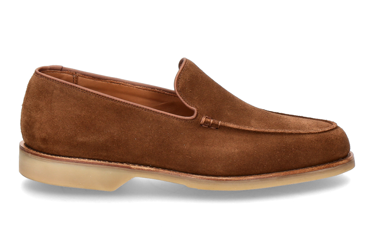 Crockett & Jones Loafer SALCOMBE 2 SUEDE- snuff/ mittelbraun