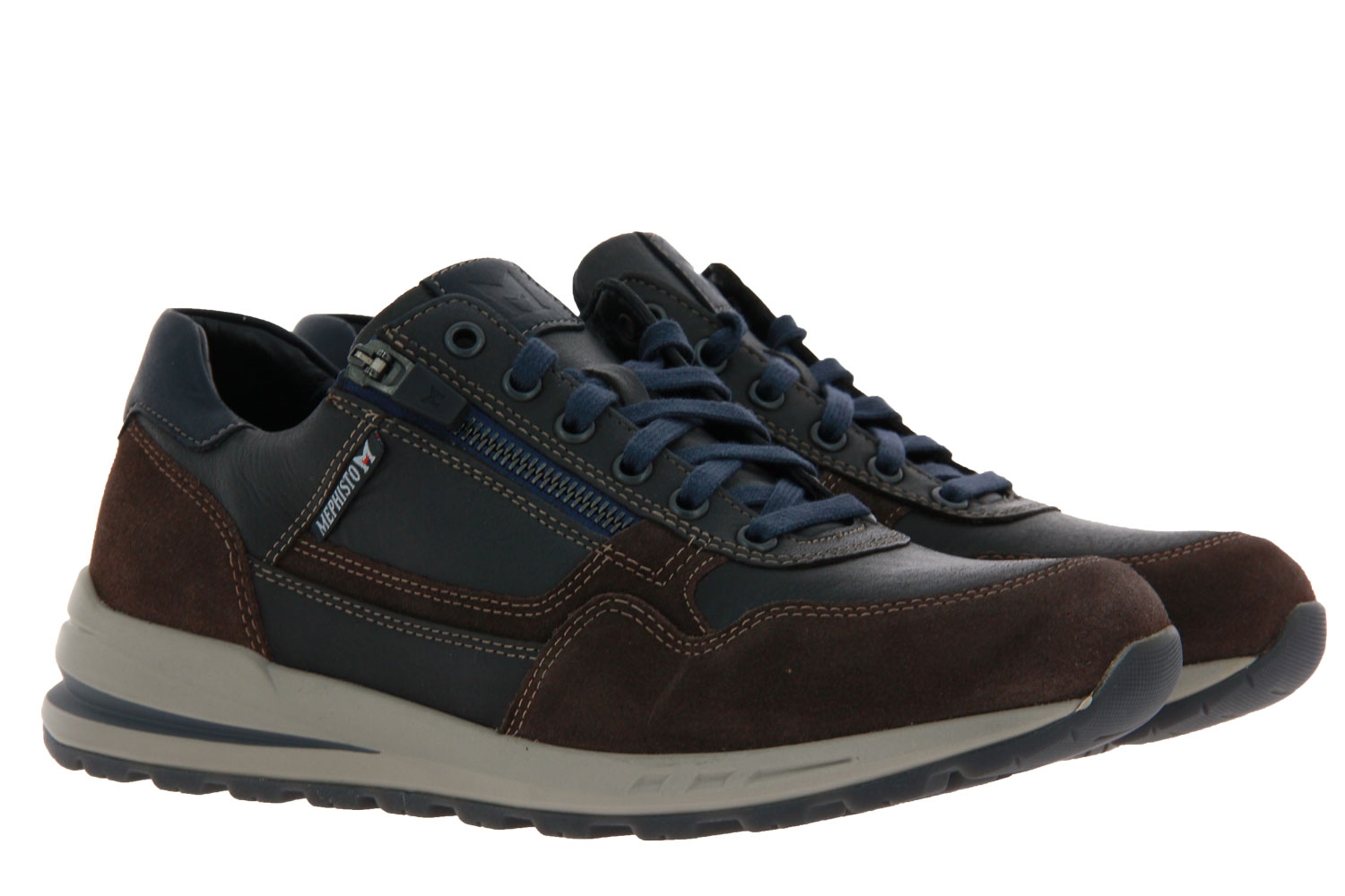 Mephisto Sneaker BRADLEY VELOURSPORT DARK GREY (42)