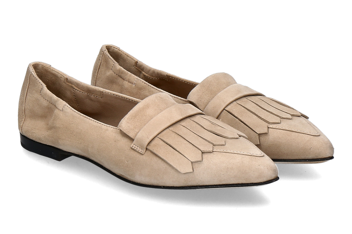 Pomme d'Or Loafer GRACE CAMOSCIO- soft mocha/ taupe