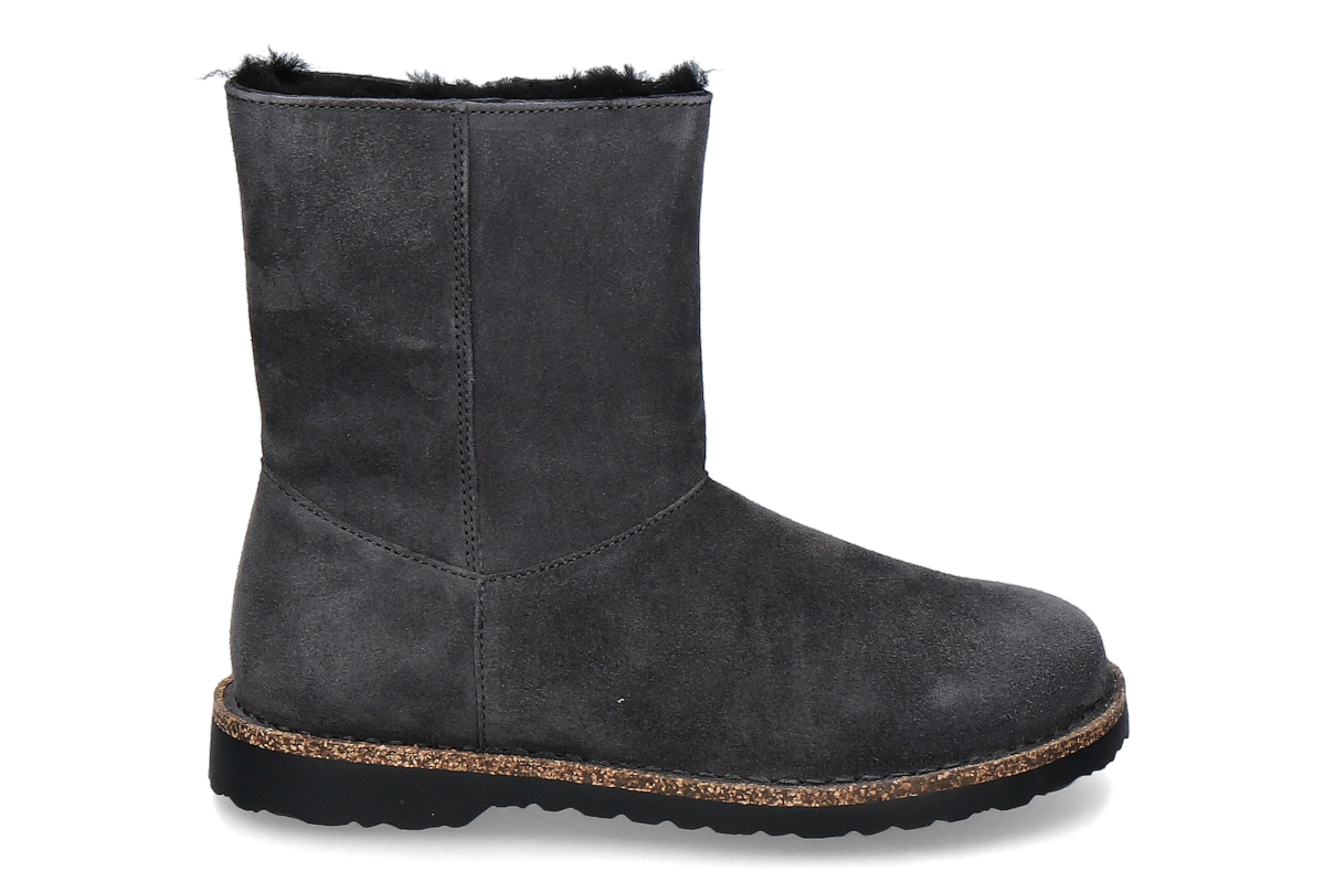 Birkenstock Damen- Stiefelette gefüttert UPPSALA SCHMAL SHEARLING- charcoal/ grau