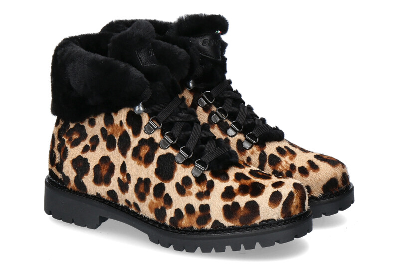 Oscar Sport Boots gefüttert KIRA LEOPARD (40)