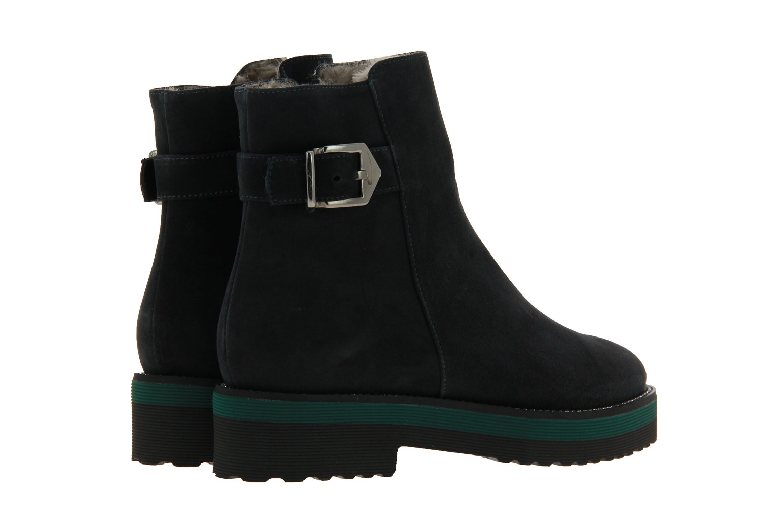 Luca Grossi Stiefelette gefüttert CAMOSCIO ANTRACITE (40½)