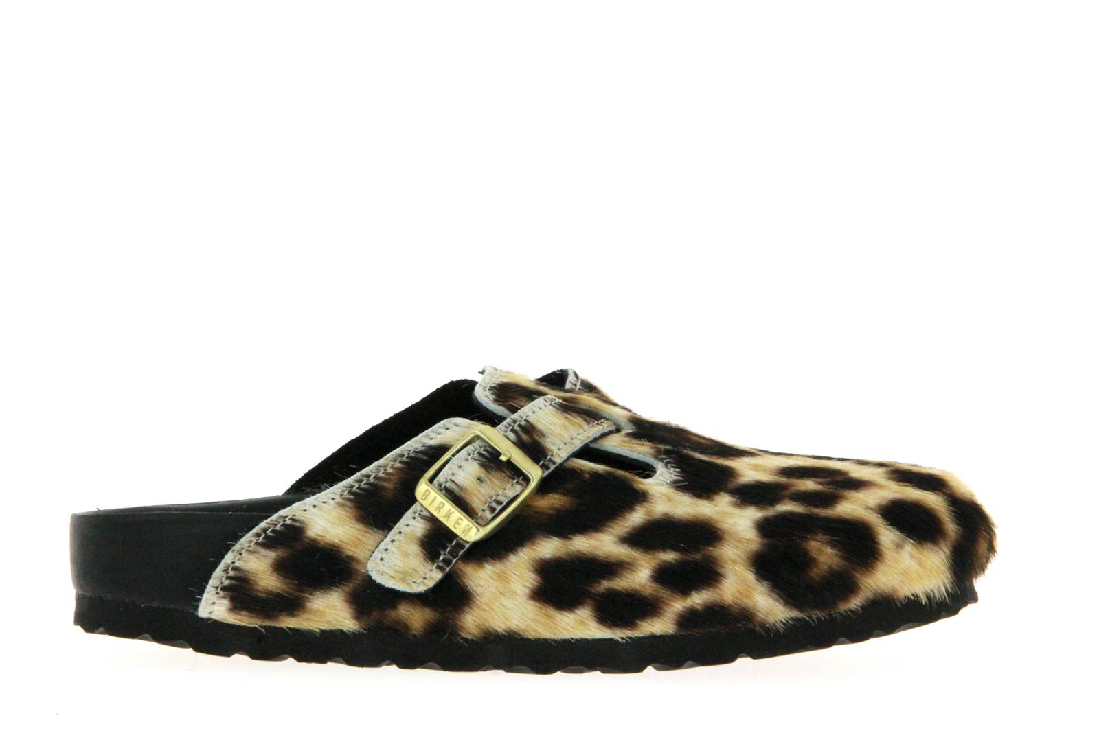 Birkenstock Clogs BOSTON SCHMAL FELL SNOW LEOPARD (38)