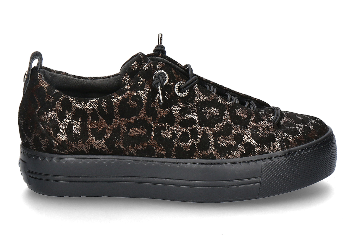 Paul Green Sneaker GLOSSY LEO BRONZE- schwarz/ black