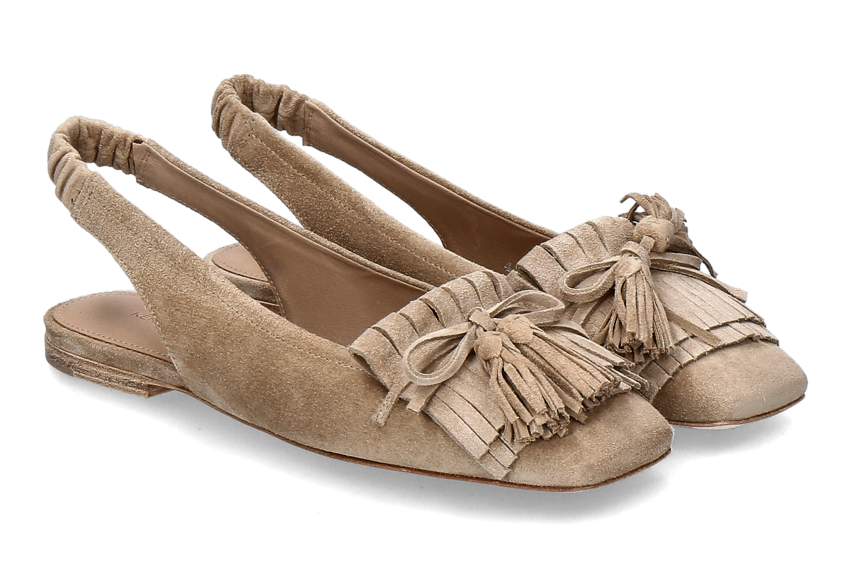 Kennel & Schmenger Slingballerina LEILA SUEDE- nuts/ hellbraun