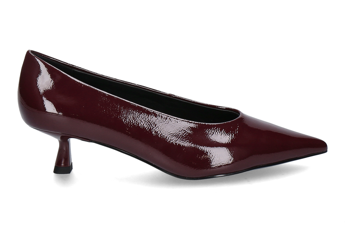 Bibi Lou Pumps PATENT- burgundi/ bordo