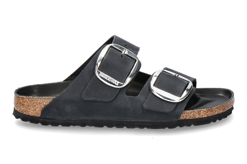 Birkenstock Pantolette SCHMAL ARIZONA BIG BUCKLE BLACK (41)