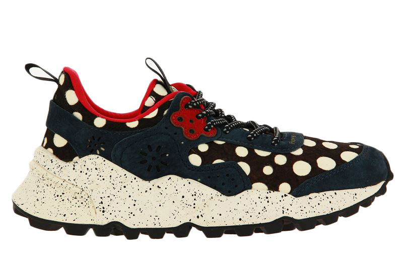 Flower Mountain Sneaker KOTETSU VELOUR/POIS PONY BLEU (37 )