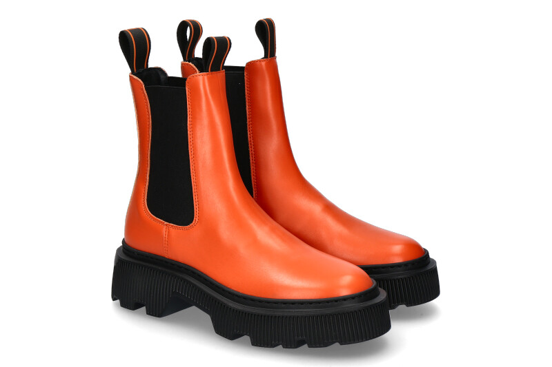 Läst Chelsea Boot TRIXY LEATHER ORANGE