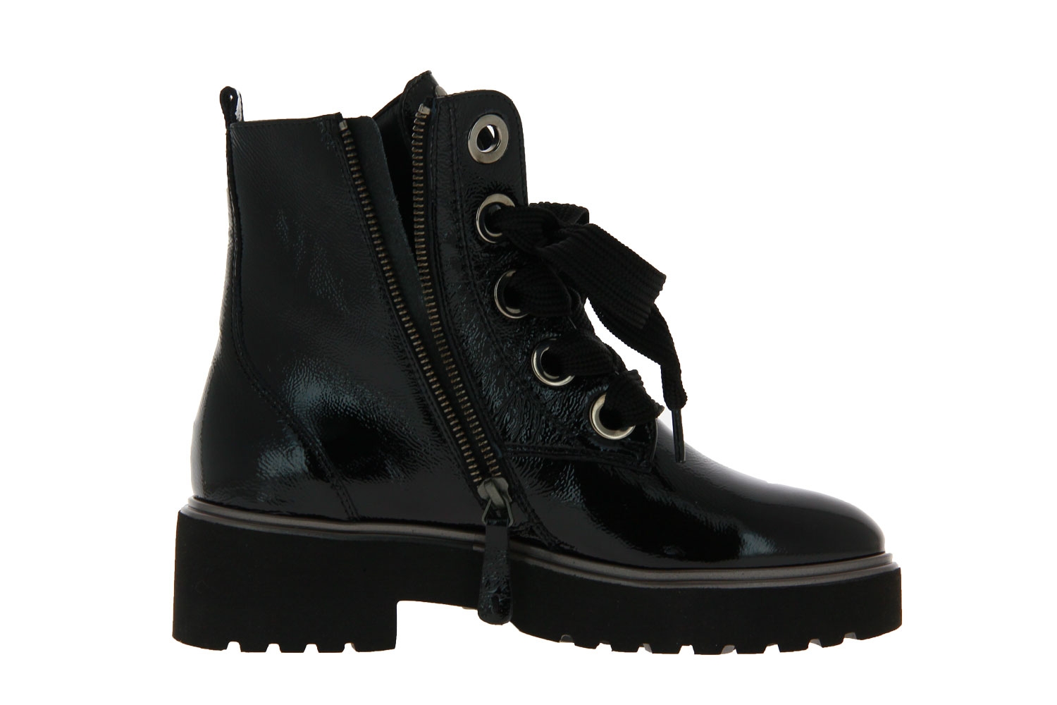 Paul Green Stiefelette KNAUTSCHLACK SCHWARZ (40½)