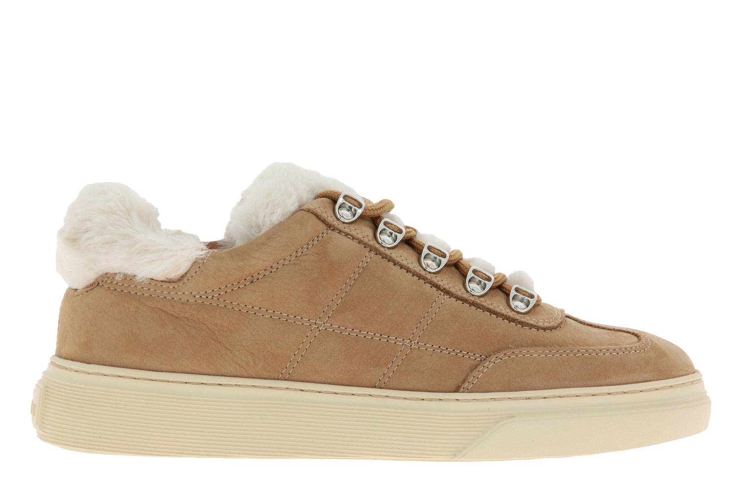 Hogan Sneaker ALLACCIATO BASSO H STITCHING HELLBRAUN (38)