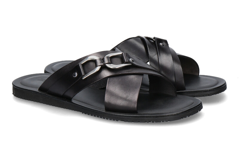 Emozioni Pantolette LEATHER BLACK (40)