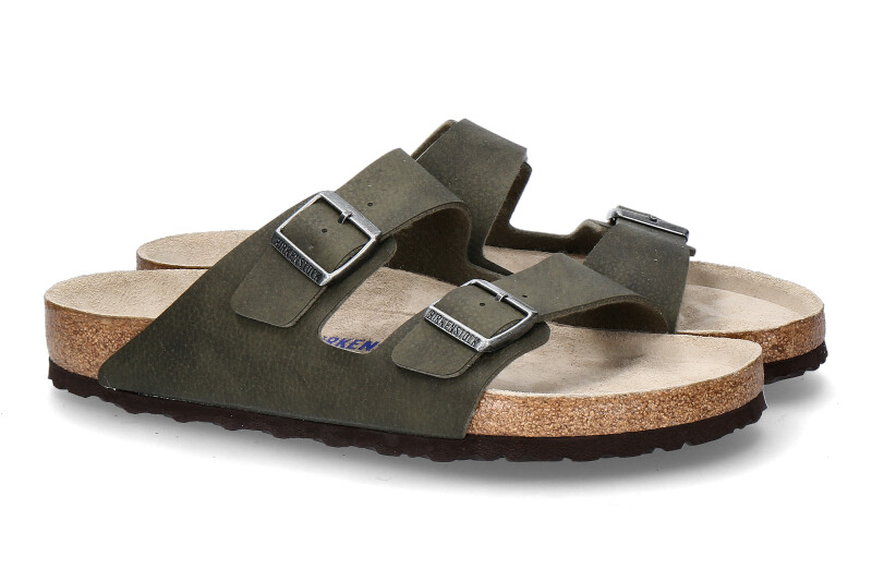 Birkenstock Pantolette NORMAL ARIZONA BS DESERT SOIL GREEN (46)