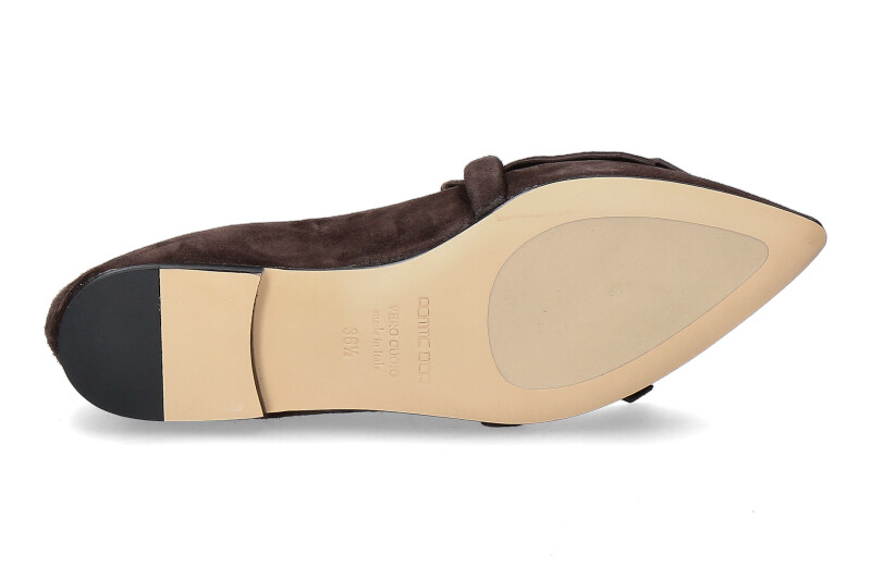 Pomme D'Or Slipper GRACE CAMOSCIO CHOCOLATE (36)