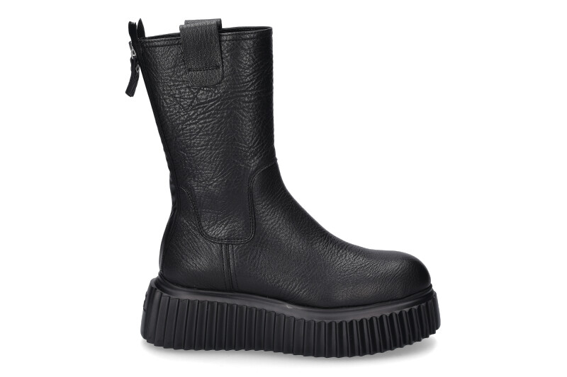 Attilio Giusti Leombruni Combat Boots NAPPA NERO (38½)