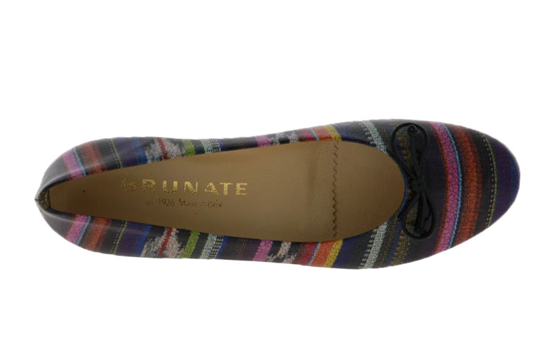 Brunate Ballerina TEPEE MULTI NAPPA NERO (37½)