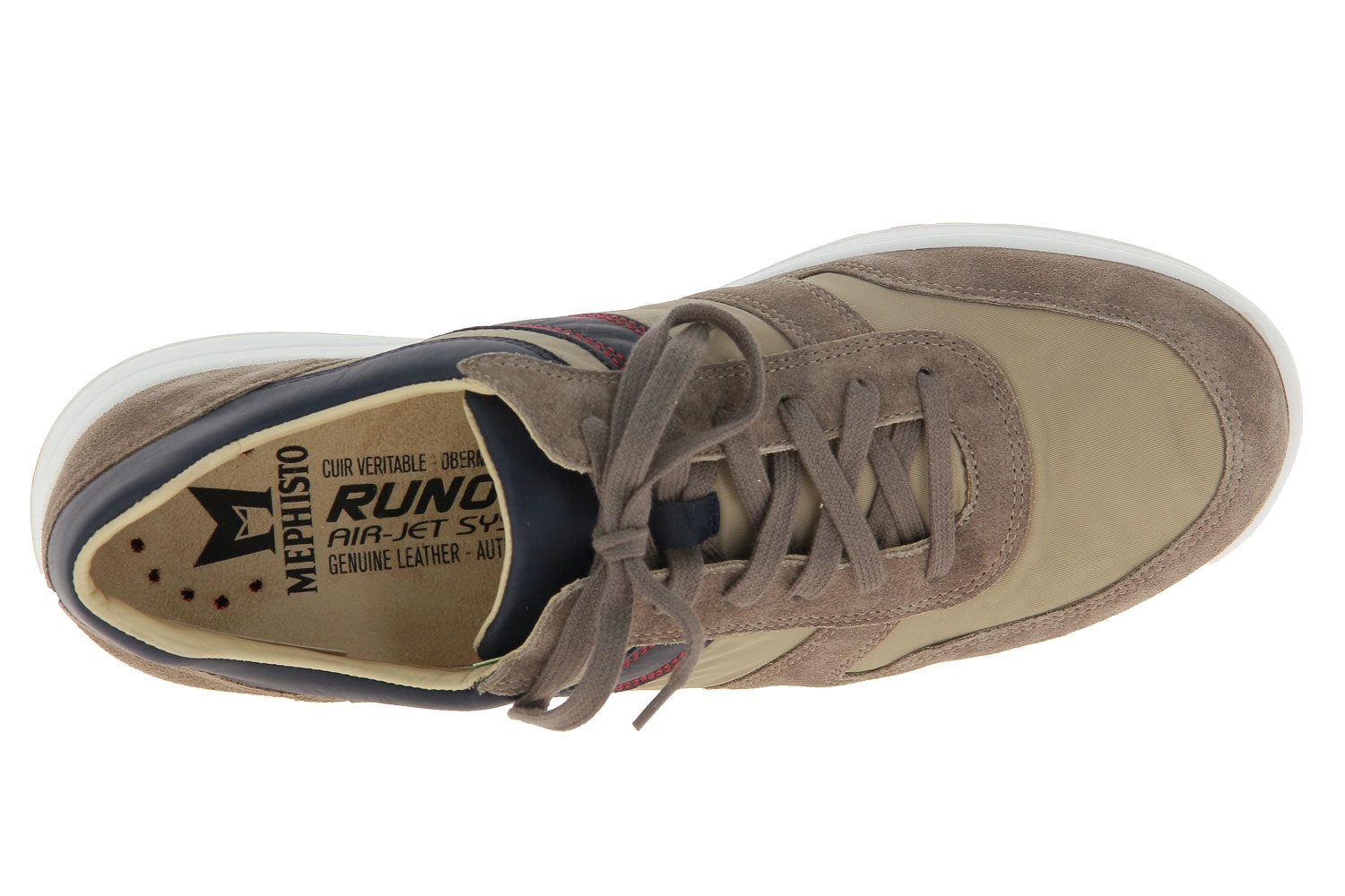 Mephisto Sneaker VITO SPORT WARM GREY VELOURSPORT BEIGE  (44½)