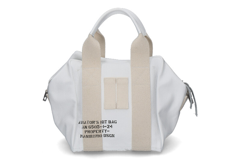 Manikomio Design Tasche ICON 24 LEATHER- weiss