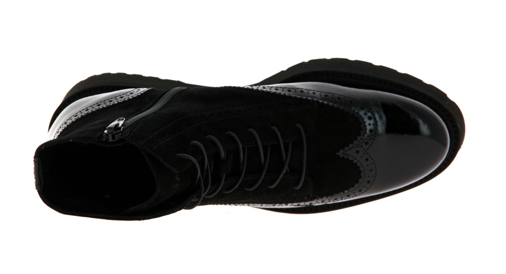 Hogan Plateaustiefelette LACK NERO (41½)