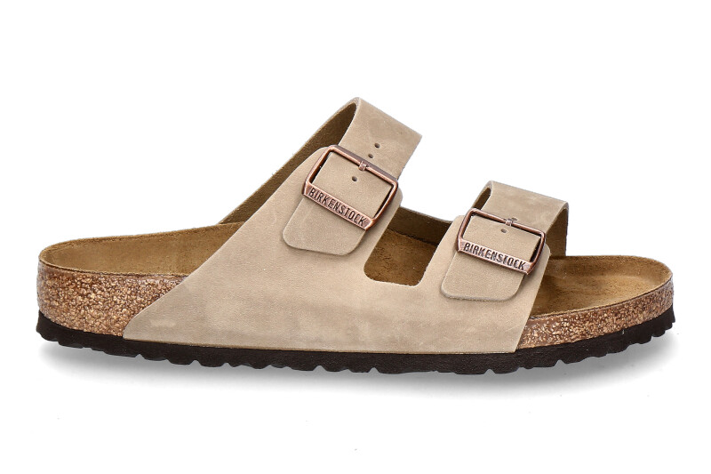 Birkenstock Herren-Pantolette ARIZONA NORMAL NATURLEDER- tabacco brown