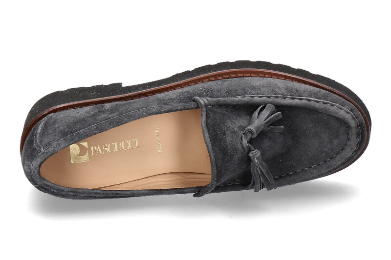 Pascucci Slipper CAMOSCIO GRIGIO XL BINA NOCCIOLA (36½) Pascucci Slipper CAMOSCIO GRIGIO XL BINA NOCCIOLA (36½)