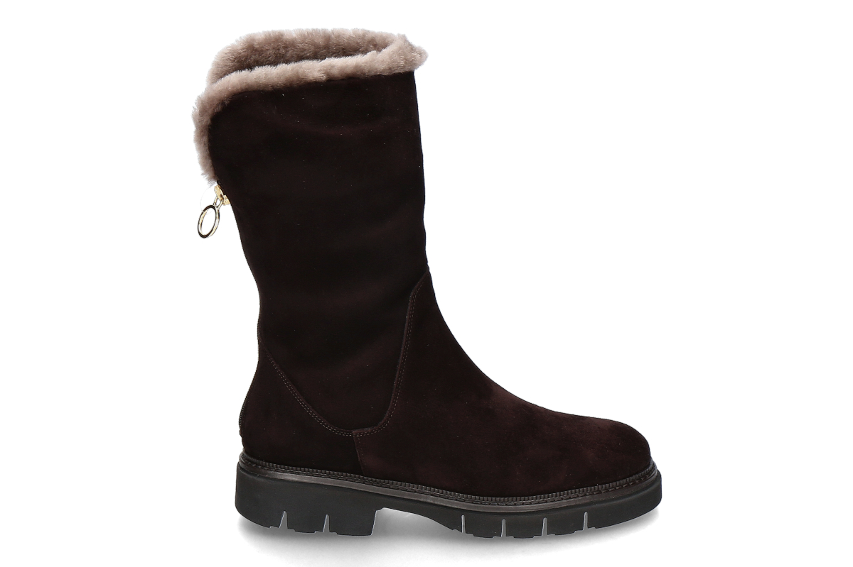 Luca Grossi Stiefelette gefüttert L648T CAMOSCIO- moro_255900075_3