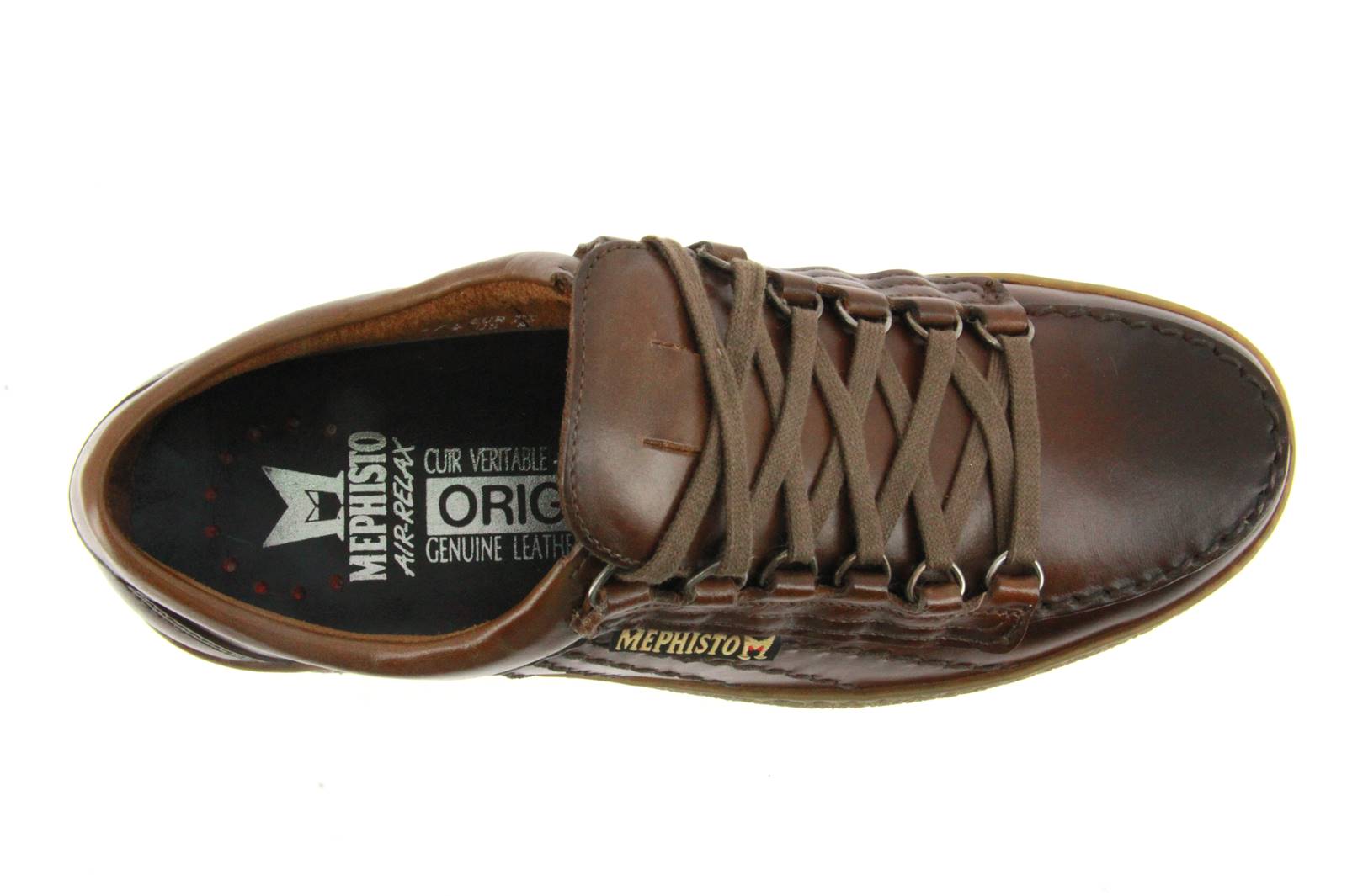 Mephisto Schnürschuh RAINBOW HERITAGE CHESTNUT  (43)