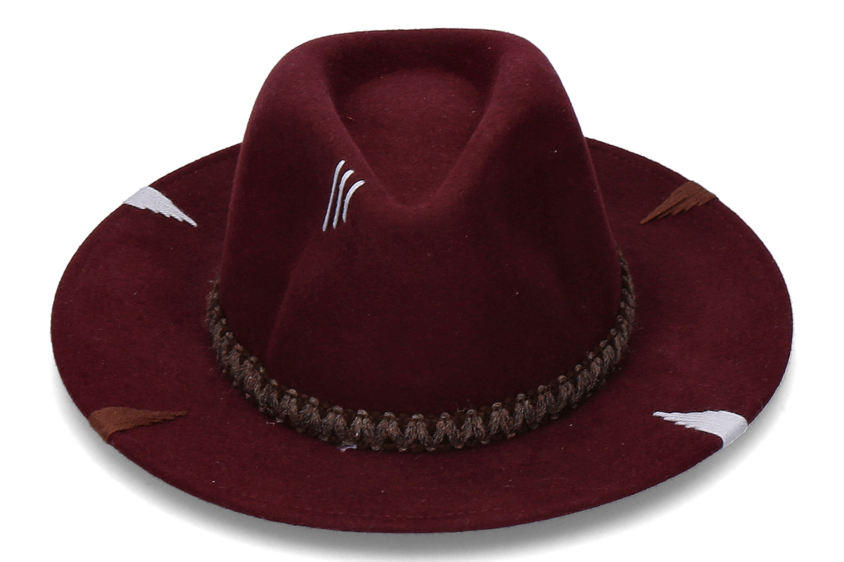 The Hat Gang Filzhut BUSY MAKING WISHES- C9 bordo