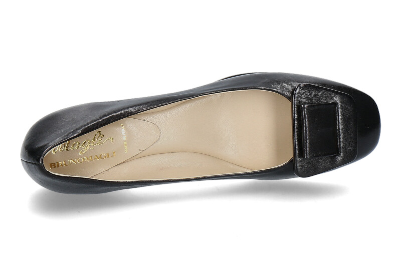 Bruno Magli Slipper NAPPA BLACK FODERA CAPRA NUDE (37 )