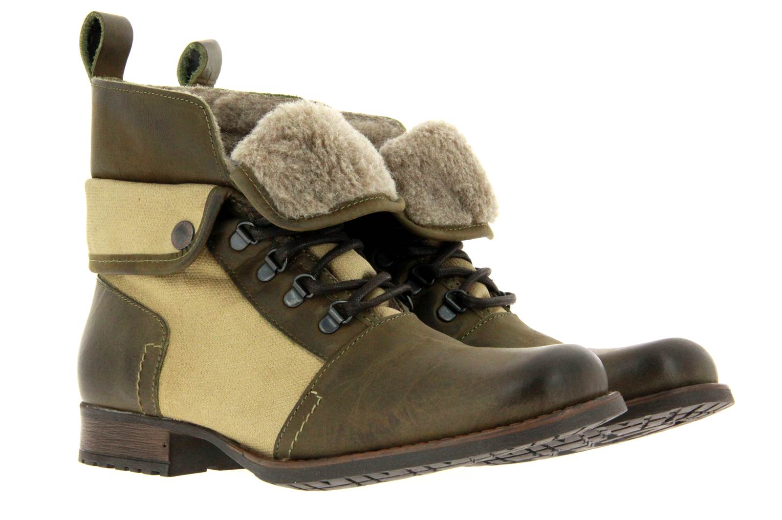 Nobrand Stiefelette BUNDLE OLIVE (45)