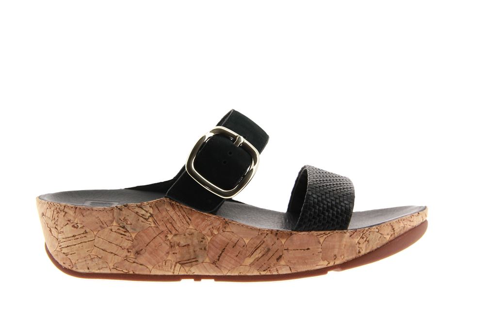 Fitflop Pantolette STACK SLIDE BLACK (40)