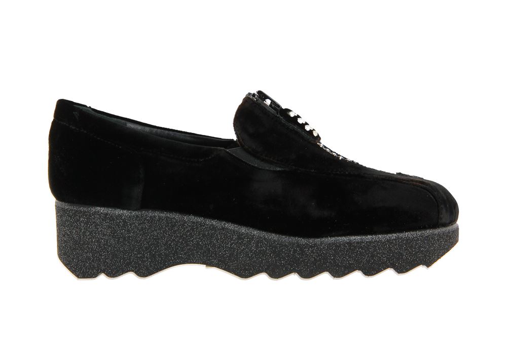 Fernando Pensato Plateauslipper MIRACLE VELLUTO NERO (41)