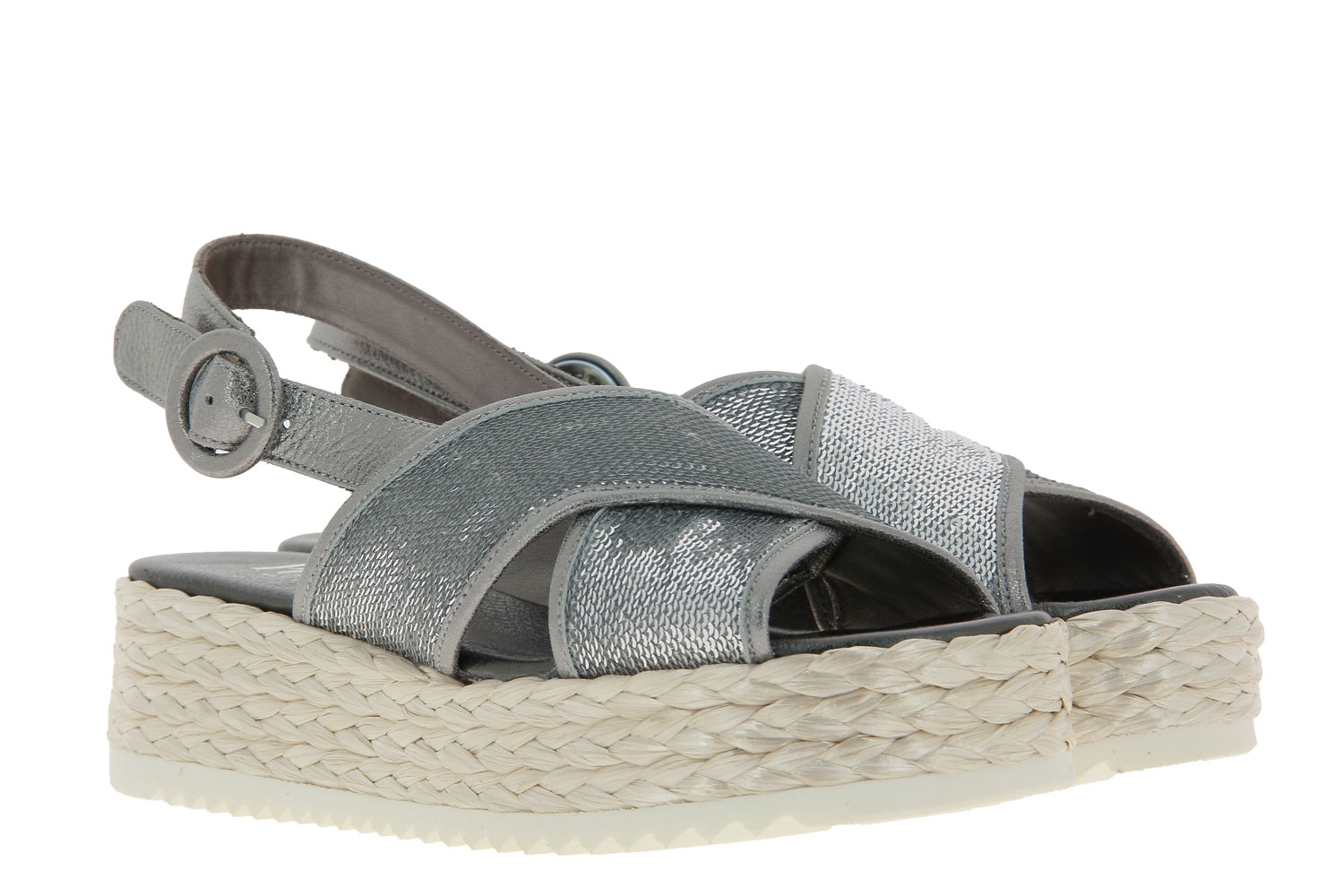 Pertini Keilsandale JIMMU SILVER (37½)